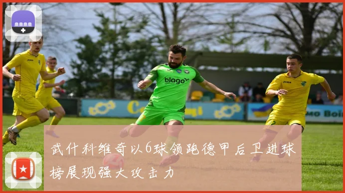 武什科维奇以6球领跑德甲后卫进球榜展现强大攻击力